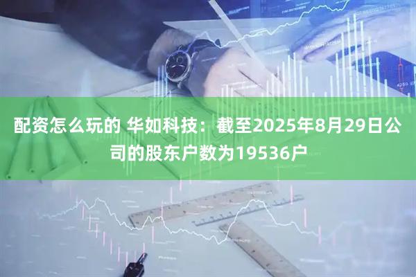 配资怎么玩的 华如科技：截至2025年8月29日公司的股东户数为19536户