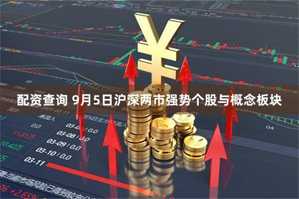 配资查询 9月5日沪深两市强势个股与概念板块